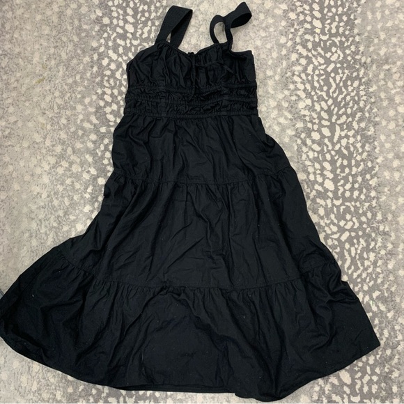 Aritzia Sunday best Martine Dress MIDI Black Medium - Picture 2 of 6